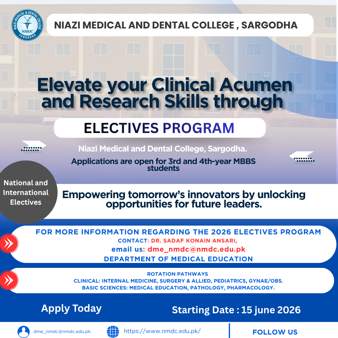  nmdc electives 2026